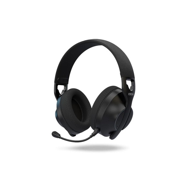 Krom phase auricular gaming inalámbrico negro